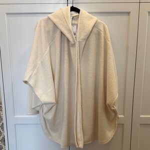 NWT Calvin Klein Cozy Cream Hooded Women's Jacket